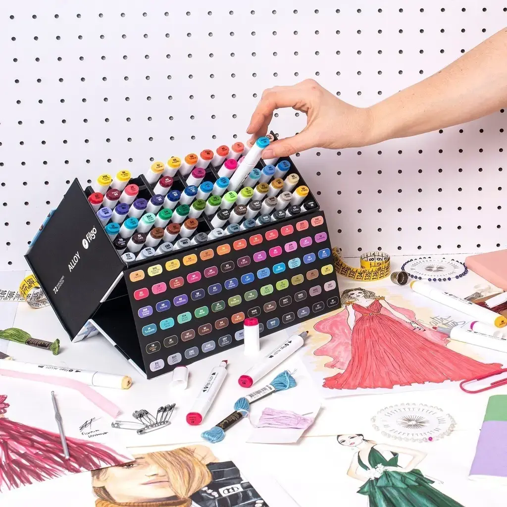 [FILGOMARDOBPT72] Marcador Doble Punta Filgo Alloy Surtido x 72.webp