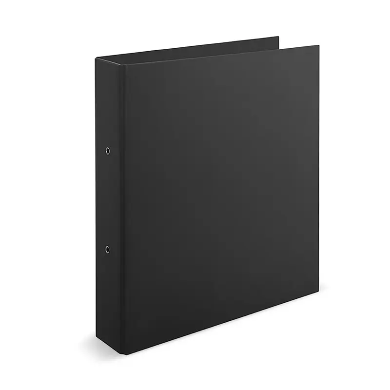 Carpeta 2 anillos 40 mm A4 forrada negra