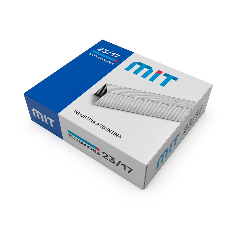 Broches Mit 23/17, caja de 1000 unidades
