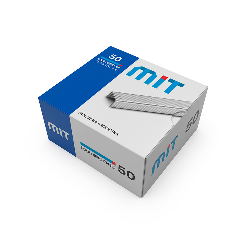 Broches Mit N°50, caja de 5000 unidades