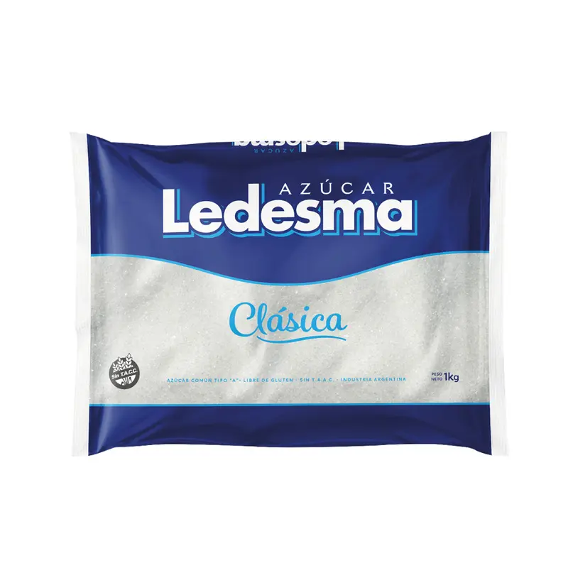 Azúcar Ledesma, bolsa de 1kg.