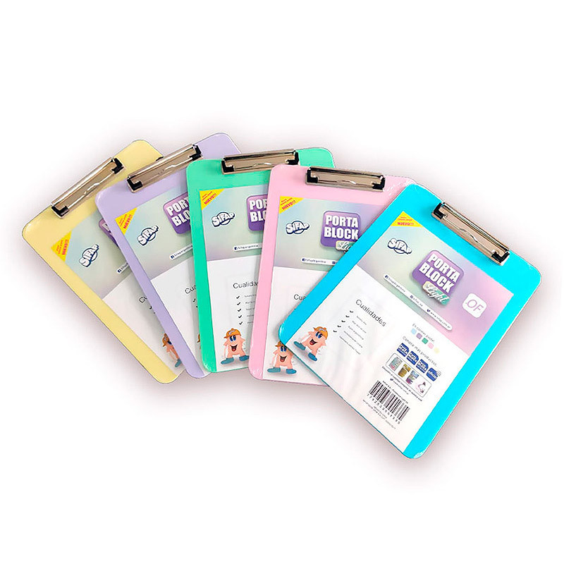 Porta block acrílico Sifap Oficio Color Pastel