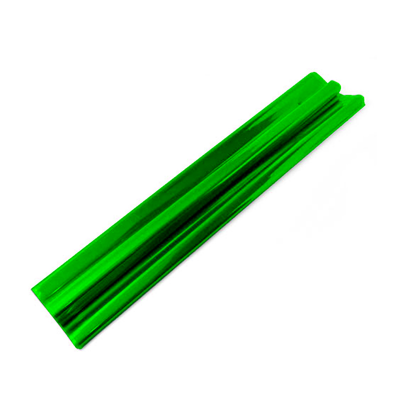 Papel Celofán verde, 50 x 90cm. pack de 10 unidades