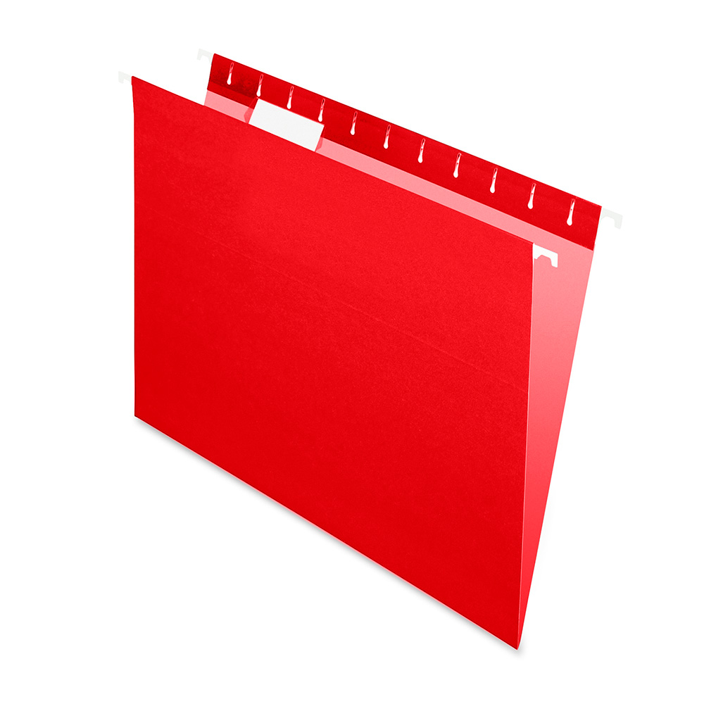 Carpeta Colgante Nepaco roja, caja de 25 unidades