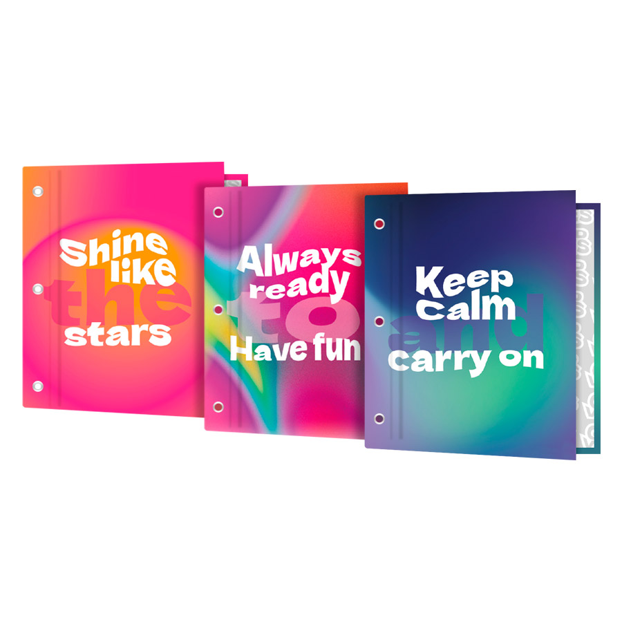 Carpeta N°3 dos tapas para aros Rexon Good Vibes 