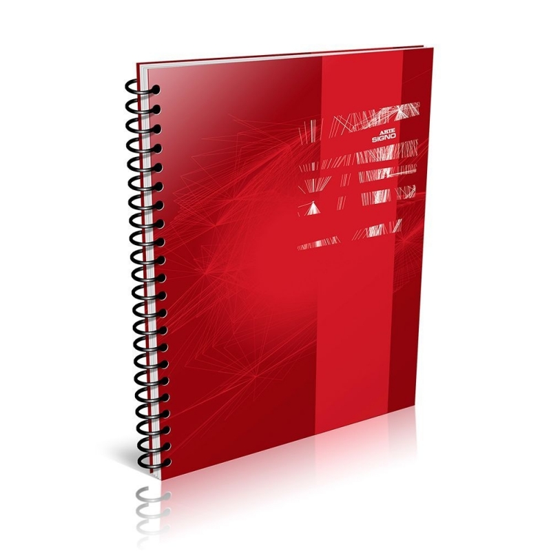 Cuaderno Arte Business espiralado polipropileno azul/gris, 16x21cm. 120 hojas rayadas