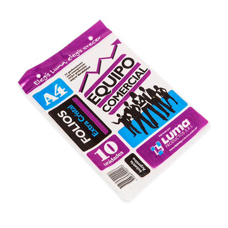 Folios A4 PPP Equipo comercial pack x 10