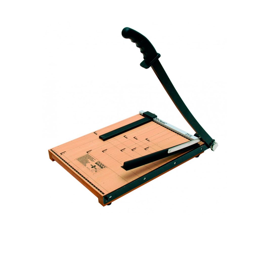 Guillotina DASA Z3, base de madera, Oficio 33 x 58 cm.