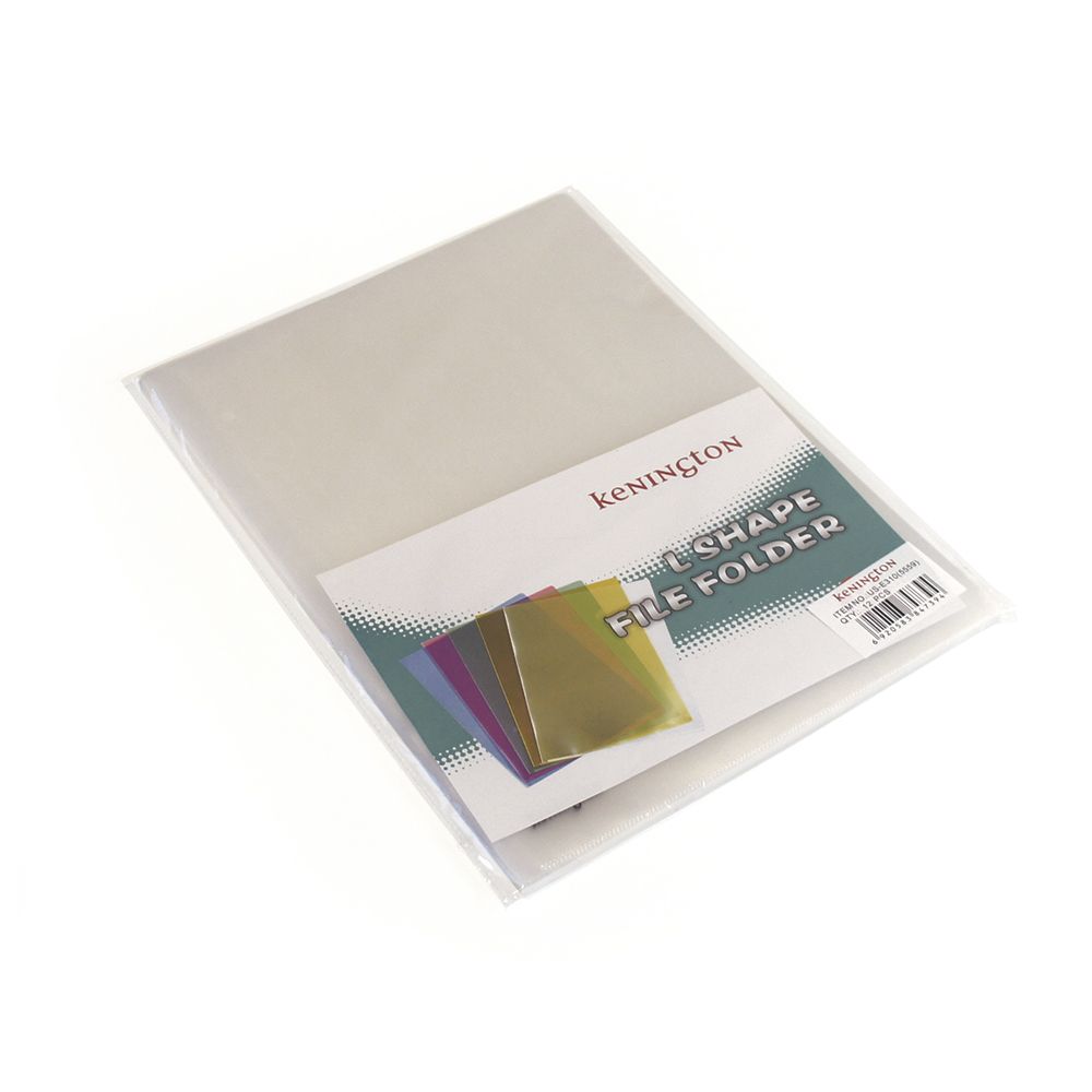 Carpeta L A4, pack de 12 unidades