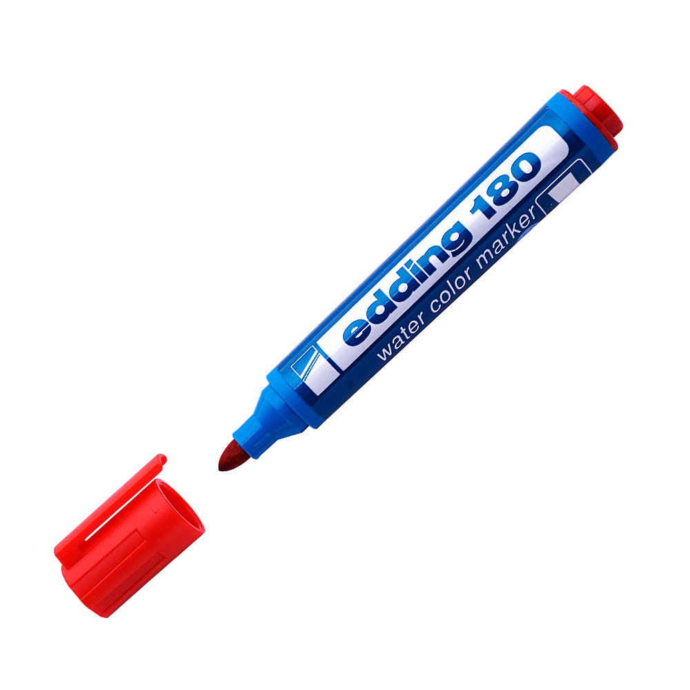 Marcador al agua Edding 180 rojo