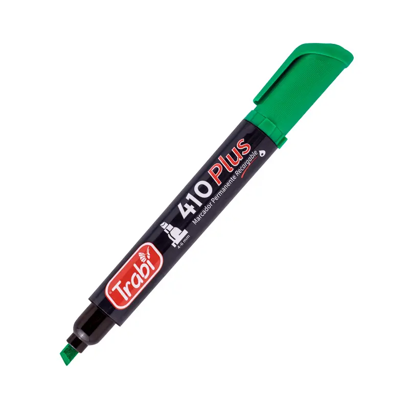 Marcador al solvente Trabi 410 verde