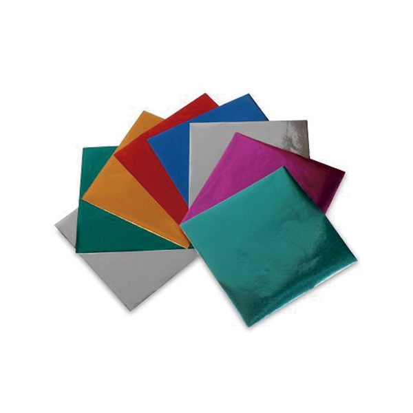 Papel glasé metalizado, pack de 10 unidades
