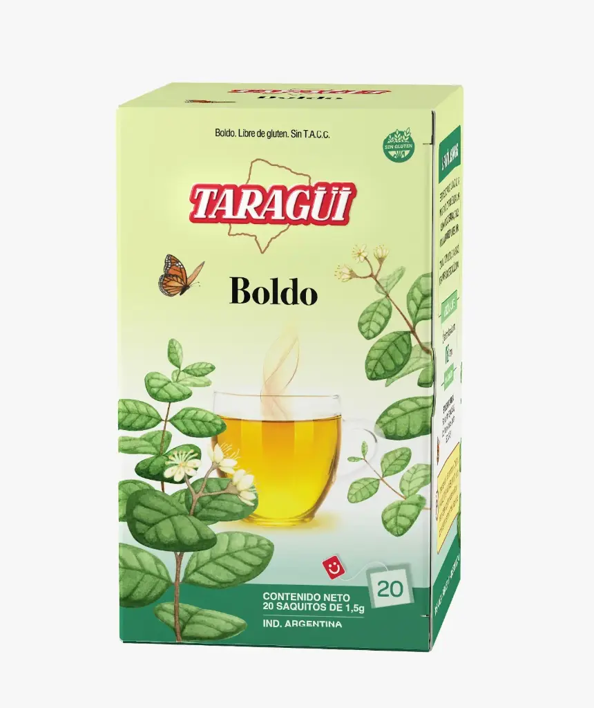 Té de Boldo Taragüí, caja de 20 saquitos