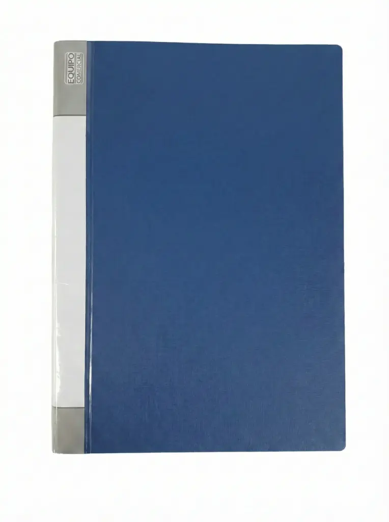 Carpeta A4 con 20 folios azul 