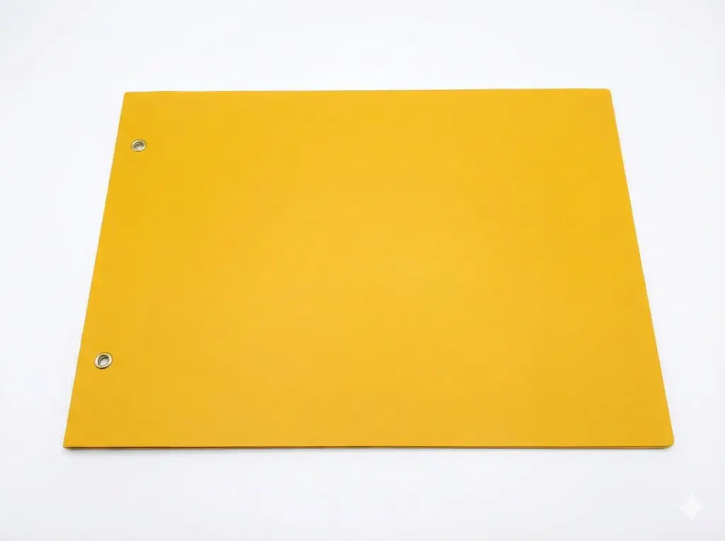 Carpeta Nº5 PVC Forrada Amarilla