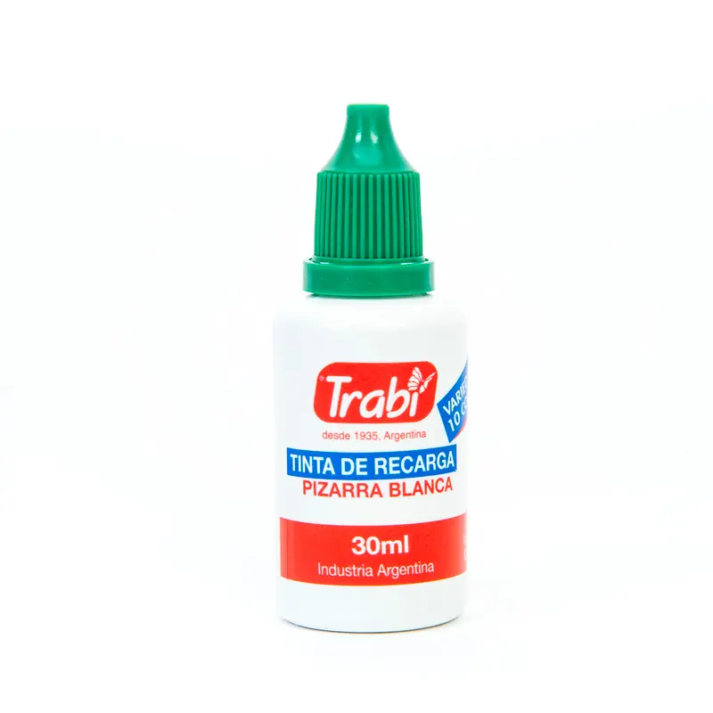 Tinta para Marcador de Pizarra verde Trabi, 30cc.