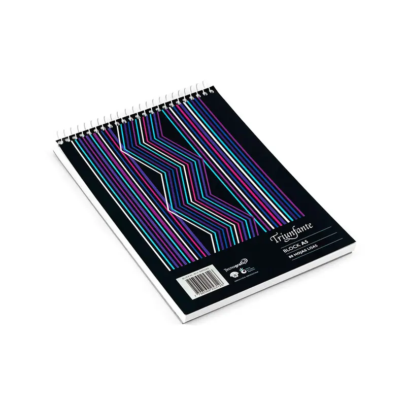 Block A5 espiralado Triunfante, 80 hojas lisas