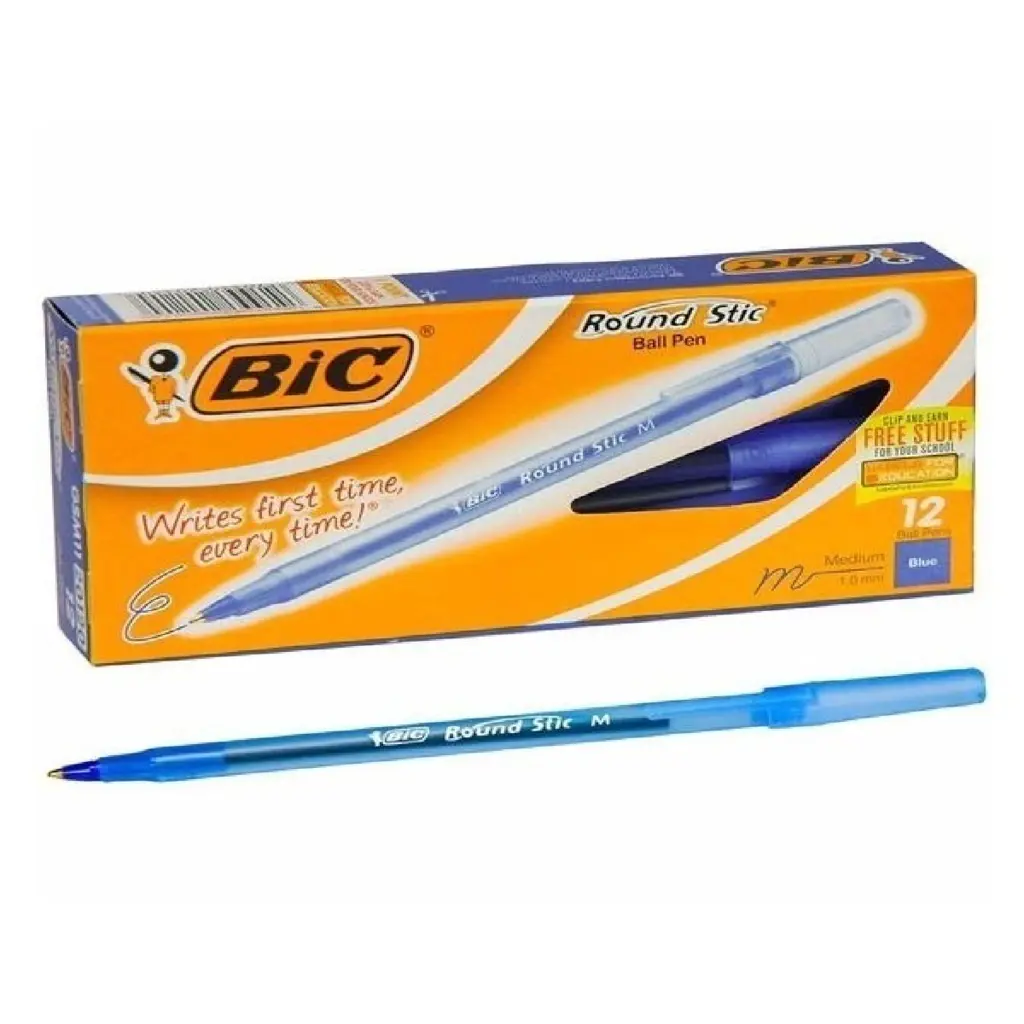 Pack x 12 Bolígrafo Bic Rondo azul