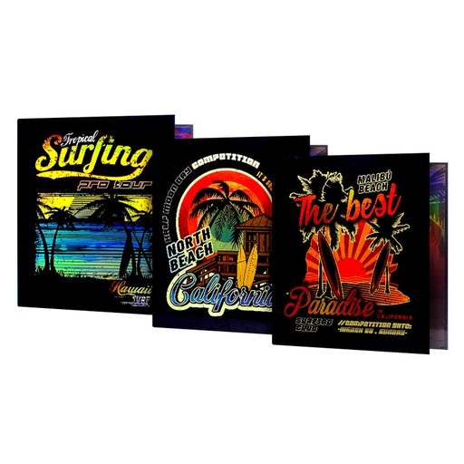 [CAR3AREXWAVE] Carpeta 3 anillos Rexon On the Wave, lomo de 40mm.