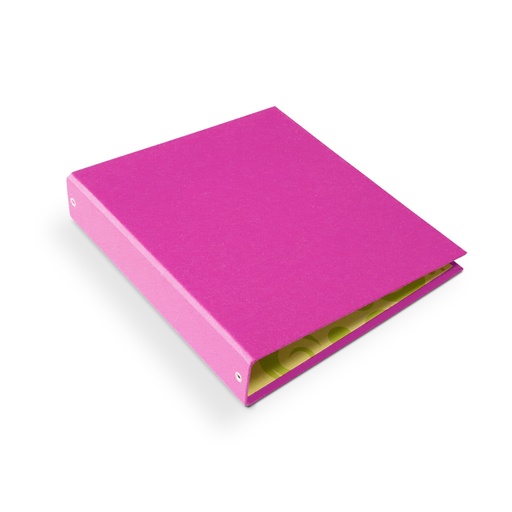 [CARP3AFORFUC] Carpeta 3 anillos forrada N°3 fucsia, lomo de 40mm.