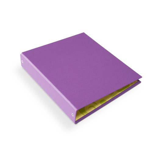 [CARP3AFORVIO] Carpeta 3 anillos forrada N°3 violeta, lomo de 40mm.