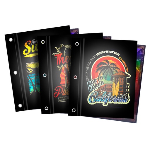 [CARPREXN3WAB] Carpeta N°3 dos tapas para aros Rexon On the Wave 