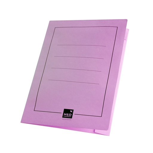 [3SOLAPOFOSA] Carpeta 3 solapas de cartulina Oficio rosa