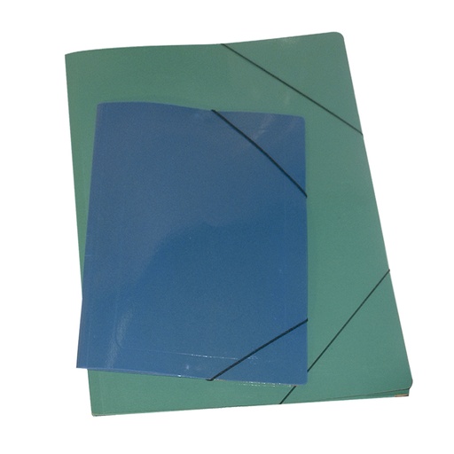 [CARP3SPRESCO] Carpeta 3 solapas con elástico plastificada Oficio color