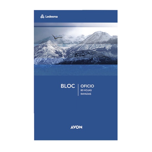 [AVONBKOF80R] Block Avon Oficio, 80 hojas rayadas perforadas