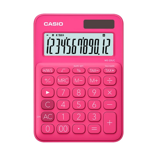 [CASIOMS20UCR] Calculadora de escritorio Casio MS-20UC-RD fucsia