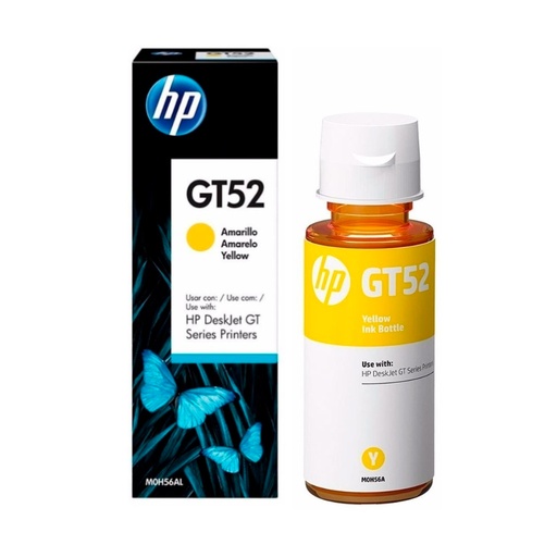 [HPBOTGT52AMA] Botella de tinta Original HP GT52 M0H57AL amarillo