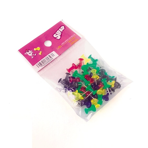 [SIFAPSEGAL] Chinches Señalador Galera Sifap, bolsa de 50 unidades