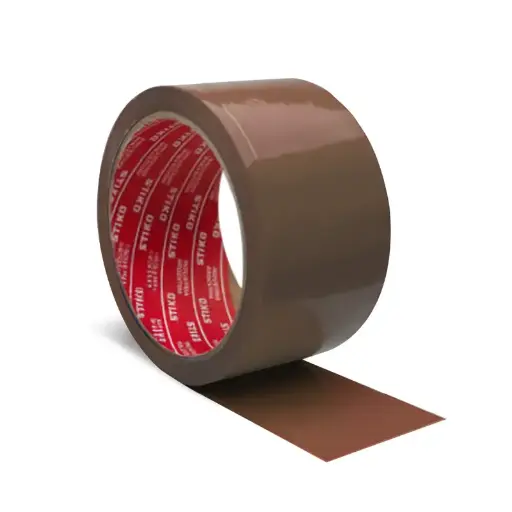 [STIKO4850MAR] Cinta adhesiva Stiko marrón, 48mm. x 50mts.
