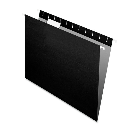 [NEPACOCOLNEG] Carpeta Colgante Nepaco negra, caja de 25 unidades