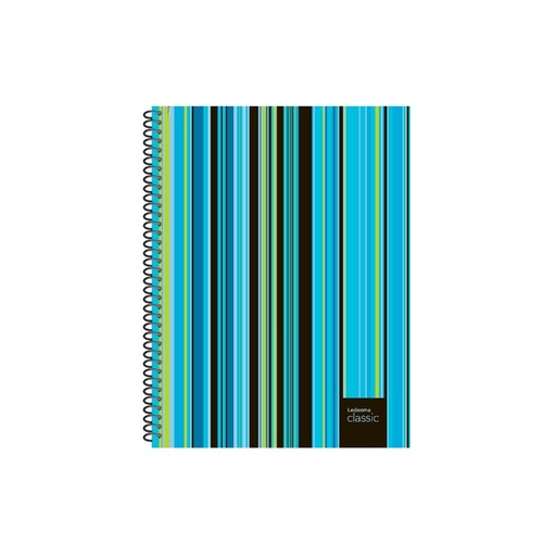 [CLASSICM297R] Cuaderno Classic Metalizado espiralado tapa rígida, 22x29cm. 84 hojas rayadas