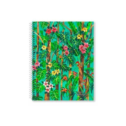 [DESIGN297R] Cuaderno Design espiralado tapa rígida, 22x29cm. 84 hojas rayadas