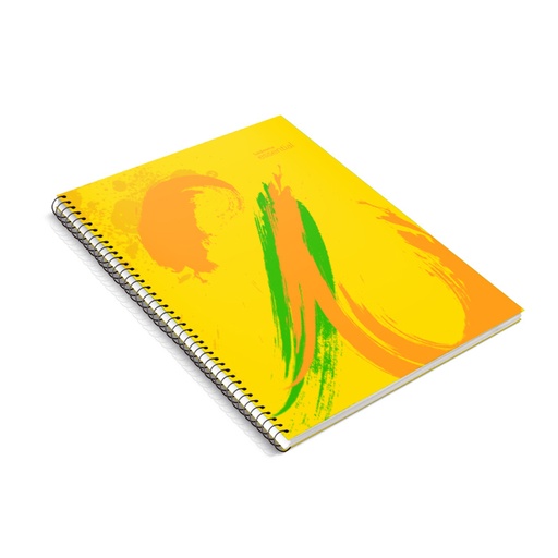 [ESSEN297AMAR] Cuaderno Essential espiralado polipropileno amarillo, 22x29cm. 84 hojas rayadas