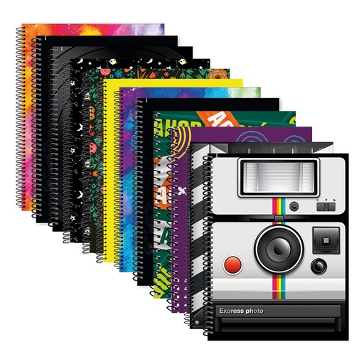 [LINE1629784RA] Cuaderno Línea 16 espiiralado, 22x29cm. 84 hoja rayadas