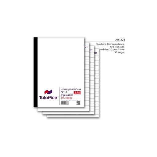 [CORRESP53092] Cuaderno Correspondencia triplicado N°3