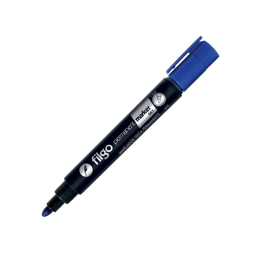 [FILGOMAR61AZ] Marcador al solvente Filgo Permanent Marke 061 azul