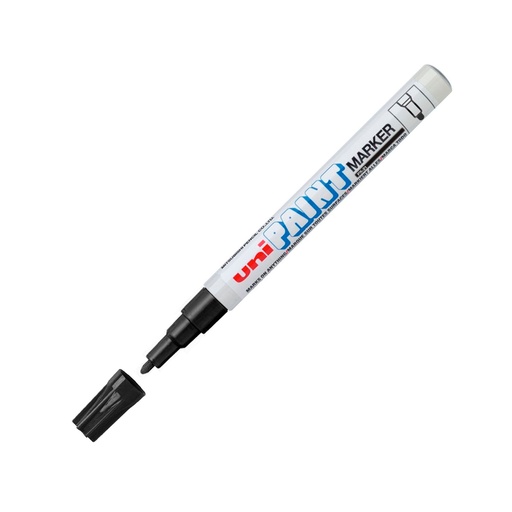 [UNIPX21X12NE] Marcador Uni Paint PX21 negro, 12 unidades