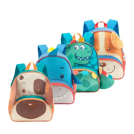 [LSDMOC911541] Mochila Jardín LSyD Animals nene, 13"