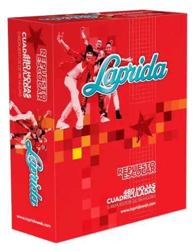 [LAPRIDA480C] Repuesto Laprida, 480 hojas cuadriculadas