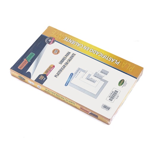 [PL225362X100] Sobre para plastificado, 150 micrones , 225 x 362mm. x 100 unidades