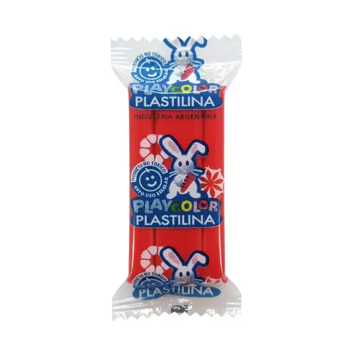 [PLAYPLA200RO] Plastilina Playcolor roja, 200g.