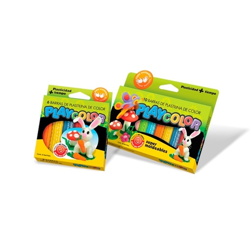 [PLAYPLA200RO] Plastilina Playcolor roja, 200g.