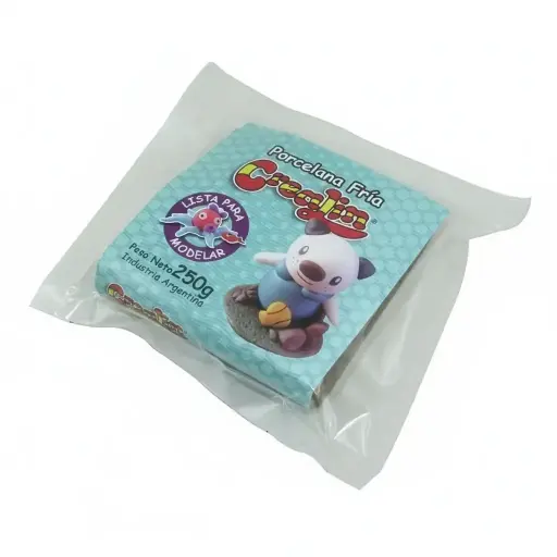 [PORCEFRIO250] Porcelana fría para modelar Crealin, 250g. (D)