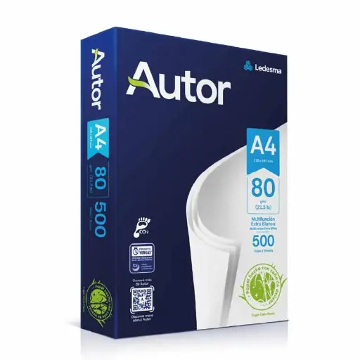 [AUTORA480] Resma Autor A4, 80g.