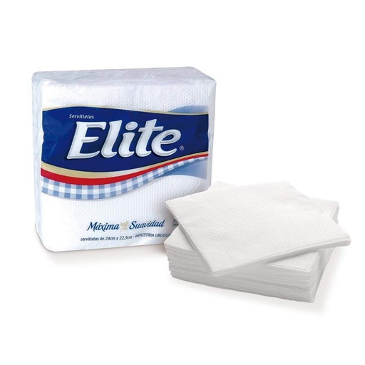 [ELITSERV2354] Servilletas blancas Elite