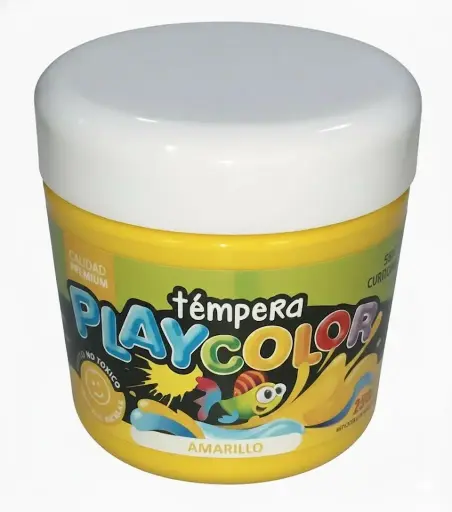 [PLAYTE300AMM] Témpera Playcolor,  250cc. Amarillo
